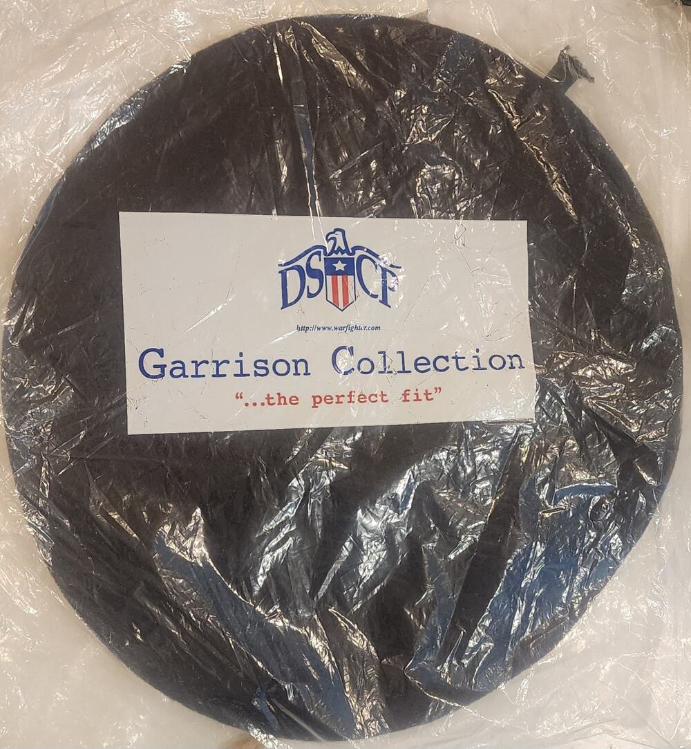 US Military Black Beret – Garrison Collection – Size 7 3/8 – New in Bag